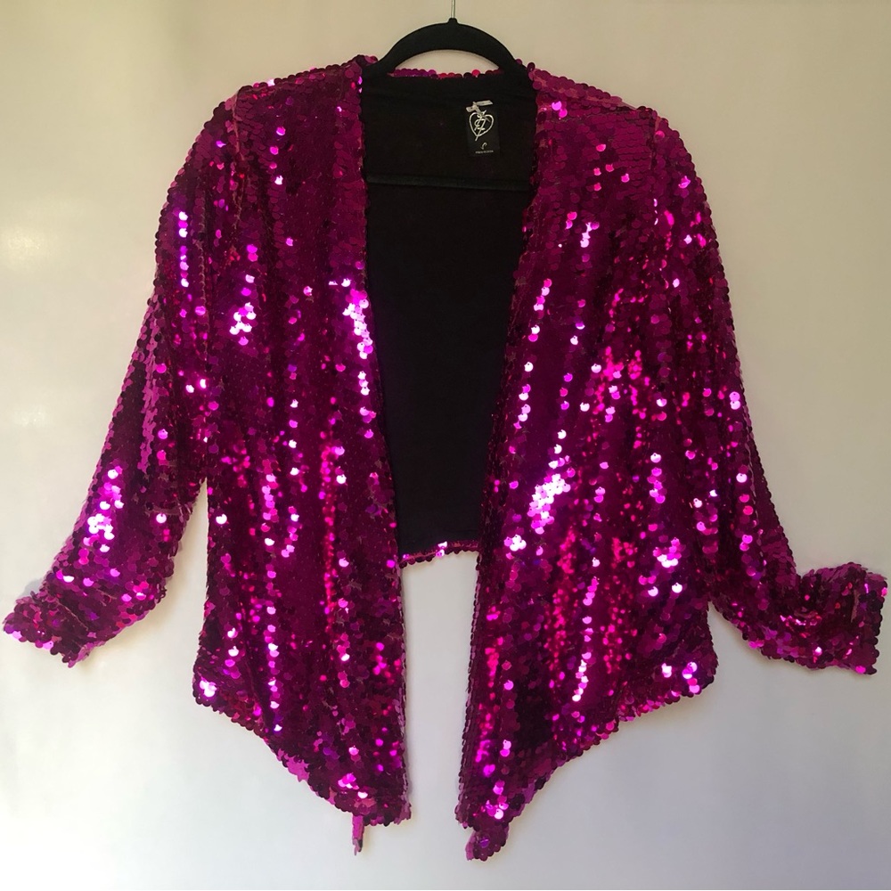 Iron Fist Pink Sequin Jacket